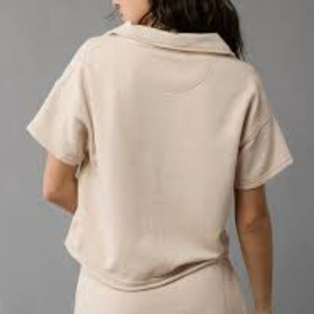 AMERICAN EAGLE Oversized Cropped Collared Sweatsh… - image 7